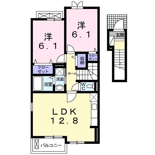 ベッラヴィスタⅠ203間取り