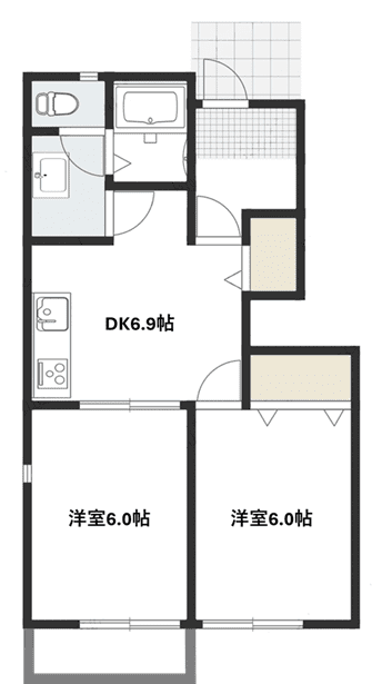 パークテラス　１階　間取り